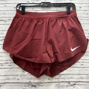 Nike Pro Elite 2" Racing Shorts Lined Mens Medium Burgundy AO8147611 Made In USA